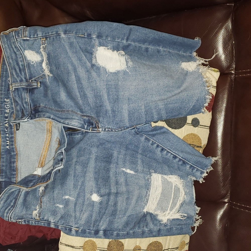American eagle ripped shorts